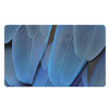 Blue Feather Print Polyester Doormat