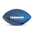 Blue Feather Print Rugby Ball