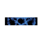 Blue Flame Pentagram Print Bed Runner
