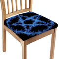 Blue Flame Pentagram Print Chair Cushion Cover