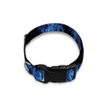 Blue Flame Pentagram Print Dog Collar