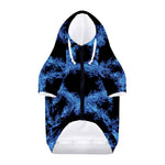 Blue Flame Pentagram Print Dog Zip Up Hoodie