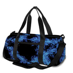Blue Flame Pentagram Print Gym Bag