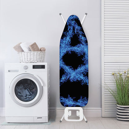 Blue Flame Pentagram Print Ironing Board Cover