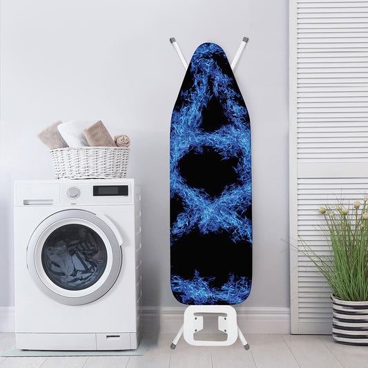 Blue Flame Pentagram Print Ironing Board Cover