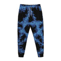 Blue Flame Pentagram Print Jogger Pants