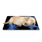 Blue Flame Pentagram Print Pet Cooling Mat Cover