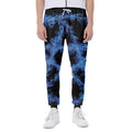 Blue Flame Pentagram Print Joggers