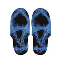 Blue Flame Pentagram Print Slippers