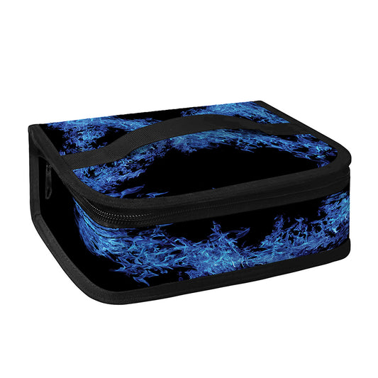 Blue Flame Pentagram Print Small Lunch Bag