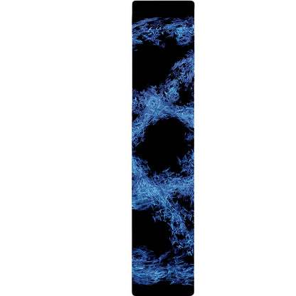Blue Flame Pentagram Print Table Runner