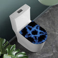 Blue Flame Pentagram Print Toilet Lid Cover