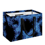 Blue Flame Pentagram Print Utility Tote Bag