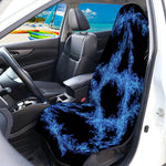 Blue Flame Pentagram Print Waterproof Car Seat Cover