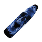 Blue Flaming Skull Print Ironing Board Cover
