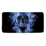 Blue Flaming Skull Print Towel
