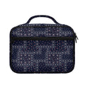 Blue Floral Patchwork Pattern Print Briefcase Bible Bag