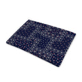 Blue Floral Patchwork Pattern Print Pet Cooling Mat Cover