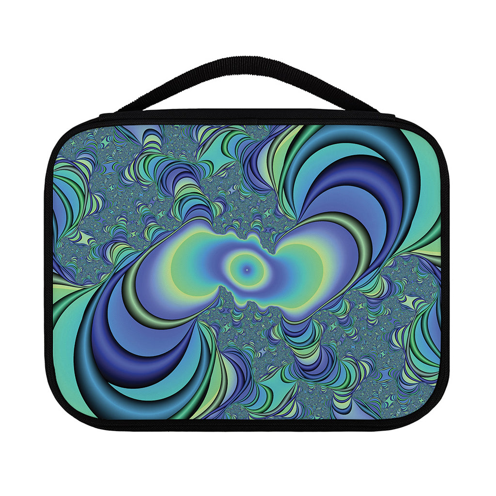 Blue Fractal Print Classic Bible Case
