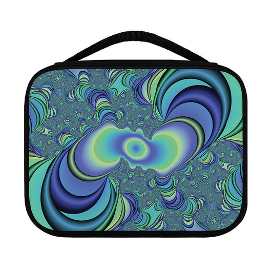 Blue Fractal Print Classic Bible Case