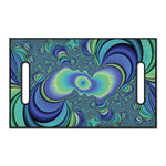 Blue Fractal Print Golf Cart Seat Cover