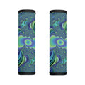 Blue Fractal Print Handle Covers