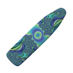 Blue Fractal Print Ironing Board Cover