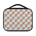 Blue Fried Egg And Bacon Pattern Print Classic Bible Case