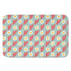 Blue Fried Egg And Bacon Pattern Print Indoor Door Mat