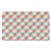 Blue Fried Egg And Bacon Pattern Print Polyester Doormat