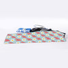 Blue Fried Egg And Bacon Pattern Print Sports Towel