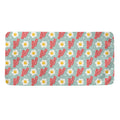 Blue Fried Egg And Bacon Pattern Print Towel