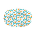 Blue Fried Eggs Pattern Print Car Side Mirror Covers