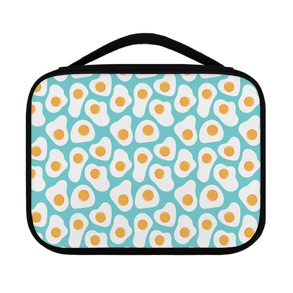 Blue Fried Eggs Pattern Print Classic Bible Case