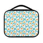 Blue Fried Eggs Pattern Print Classic Bible Case