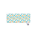 Blue Fried Eggs Pattern Print Extended Mouse Pad