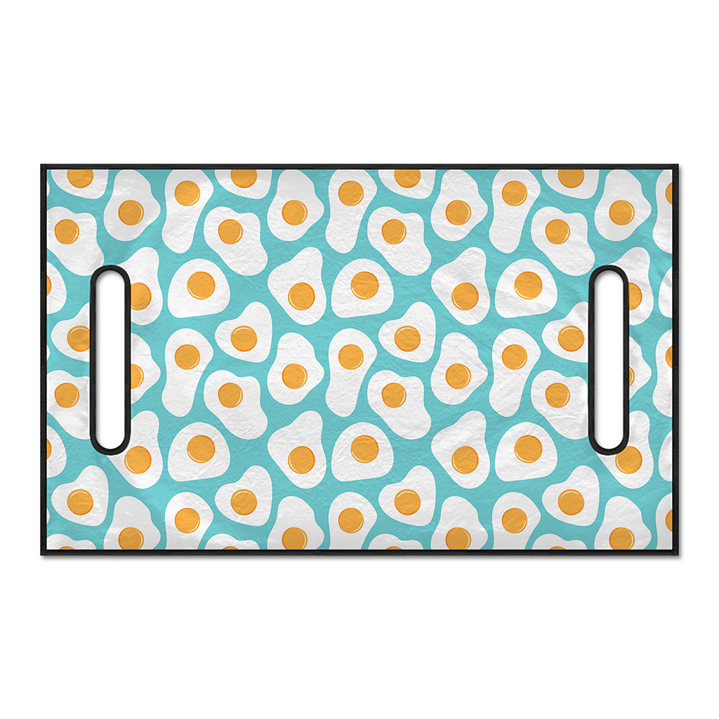 Blue Fried Eggs Pattern Print Golf Cart Seat Cover