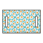 Blue Fried Eggs Pattern Print Golf Cart Seat Cover