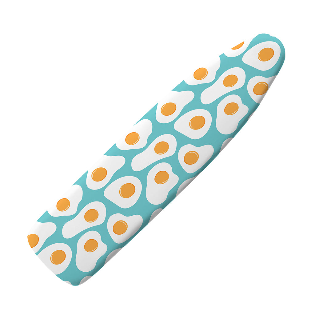 Blue Fried Eggs Pattern Print Ironing Board Cover