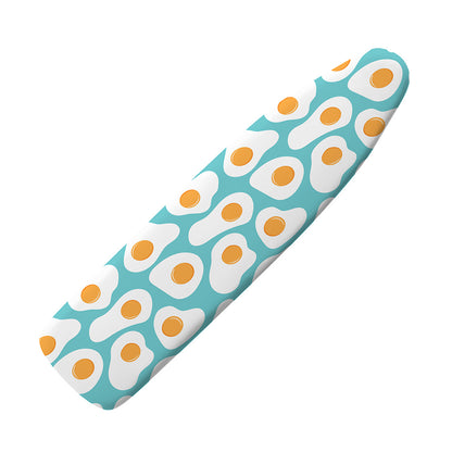 Blue Fried Eggs Pattern Print Ironing Board Cover