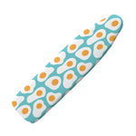 Blue Fried Eggs Pattern Print Ironing Board Cover