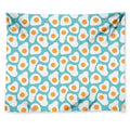 Blue Fried Eggs Pattern Print Tapestry