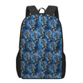 Blue Galaxy Dream Catcher Pattern Print 17 Inch Backpack