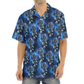 Blue Galaxy Dream Catcher Pattern Print Aloha Shirt