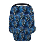 Blue Galaxy Dream Catcher Pattern Print Baby Seat Cover