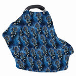 Blue Galaxy Dream Catcher Pattern Print Baby Seat Cover