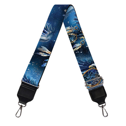 Blue Galaxy Dream Catcher Pattern Print Bag Strap