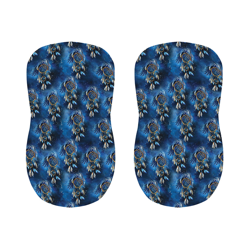 Blue Galaxy Dream Catcher Pattern Print Bar Stool Covers