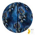 Blue Galaxy Dream Catcher Pattern Print Basketball