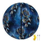 Blue Galaxy Dream Catcher Pattern Print Basketball